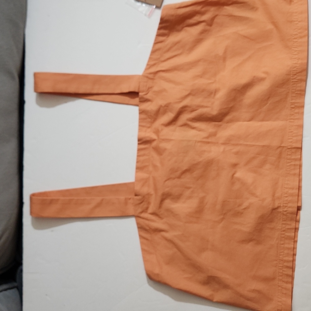 Vans Burnt Orange Boho Crop Tank Top Sz Large